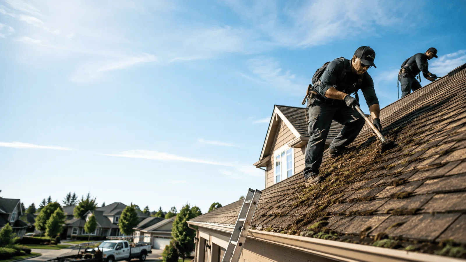 Roof Moss Removal in New Suffolk, NY near me
